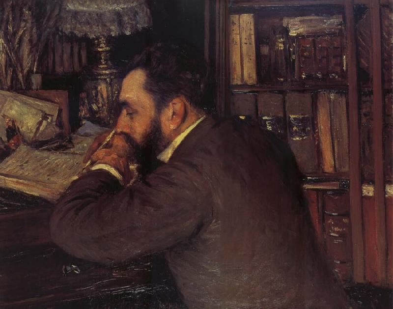 Gustave Caillebotte Portrait oil painting image